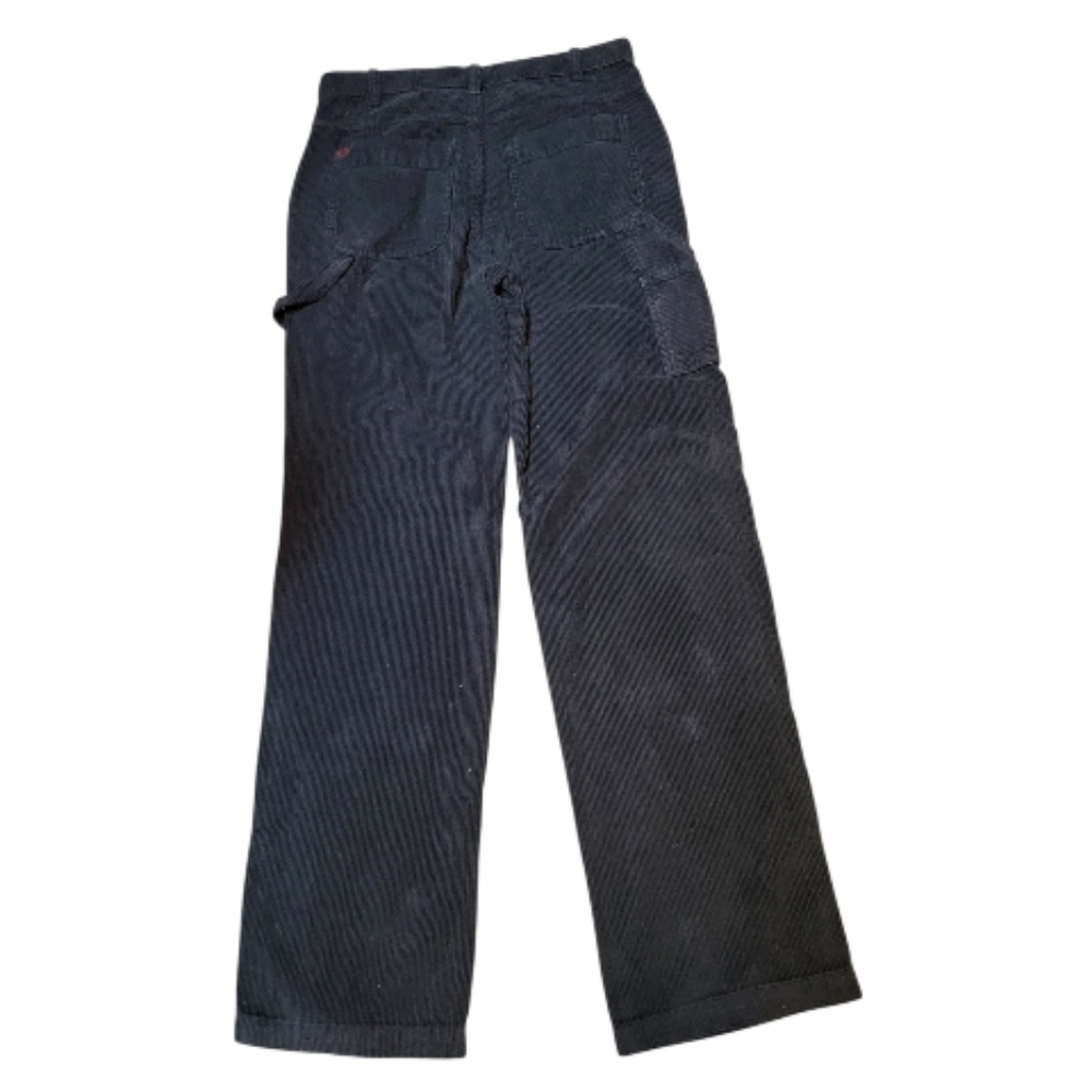 NWT Urban Outfitters BDG Womens Black Corduroy High Waisted Carpenter Pants-Sz 4 - Picture 3 of 8